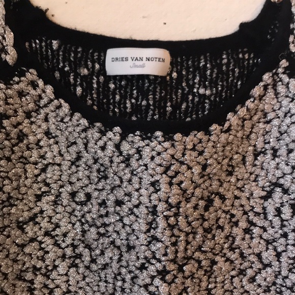 Dries Van Noten Metallic Sweater | Poshmark